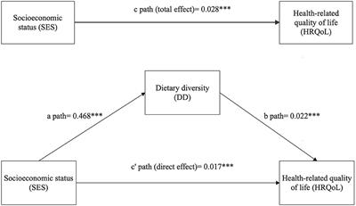 Health-related quality of life and its association with socioeconomic status and diet diversity in Chinese older adults